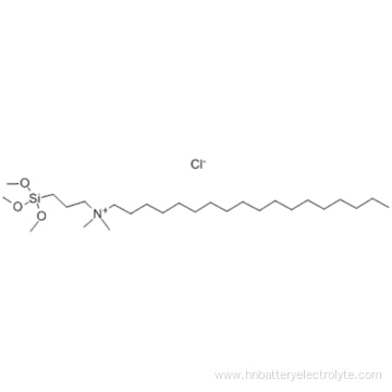 1-Octadecanaminium,N,N-dimethyl-N-[3-(trimethoxysilyl)propyl]-, chloride (1:1) CAS 27668-52-6